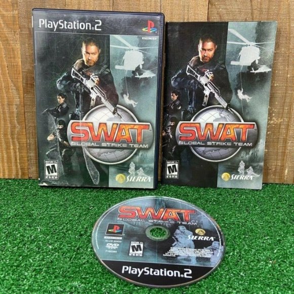 SWAT: Global Strike Team (PlayStation 2 PS2) | CIB Complete w/manual & Tested - Picture 1 of 8